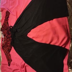 Jumpsuit black and red